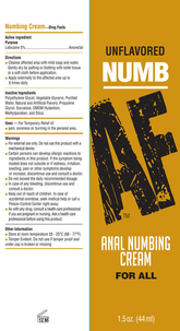 Numb AF Anal Numbing Cream – Discomfort-Free Intimate Exploration Anal Lubricant